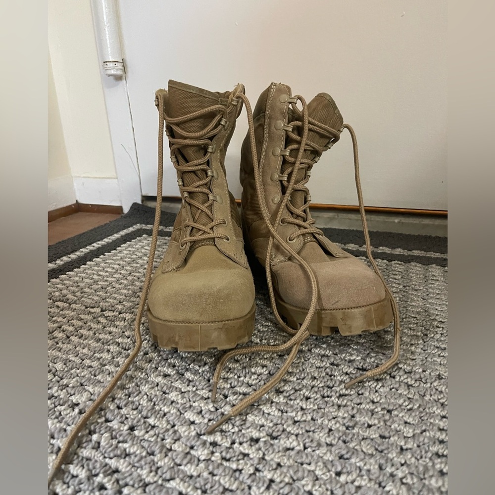 Rothco Speedlace Jungle Boots Leather Suede Rugged Tactical Hiking Boot 8" High